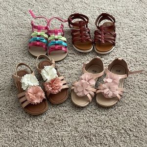 Shoe LOT for toddler girl size 11
